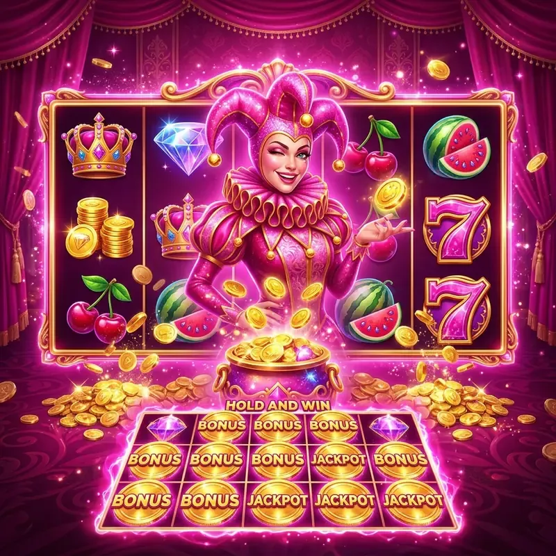 Pink Joker Hold and Win Slot