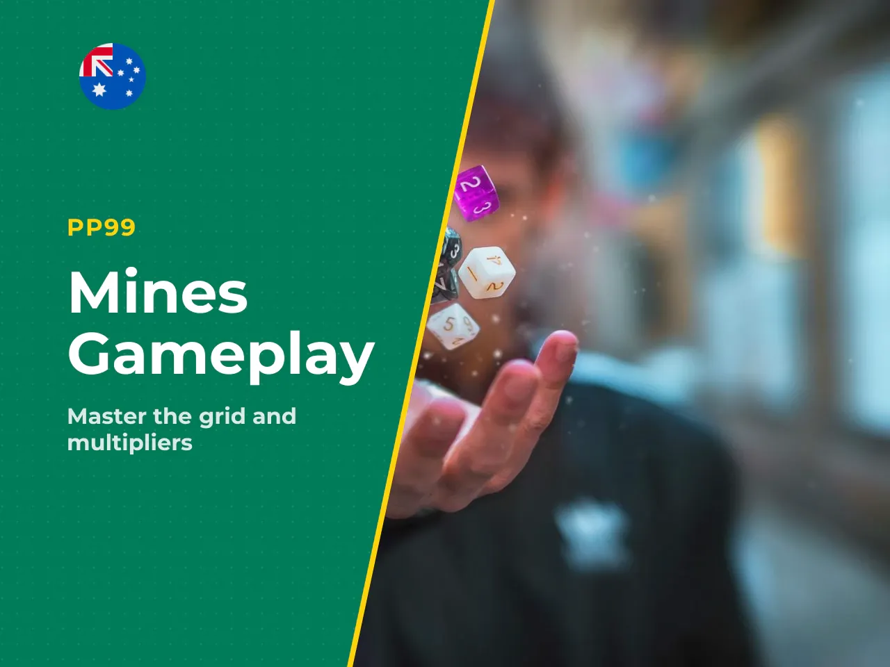 Game field, mines and multipliers. The